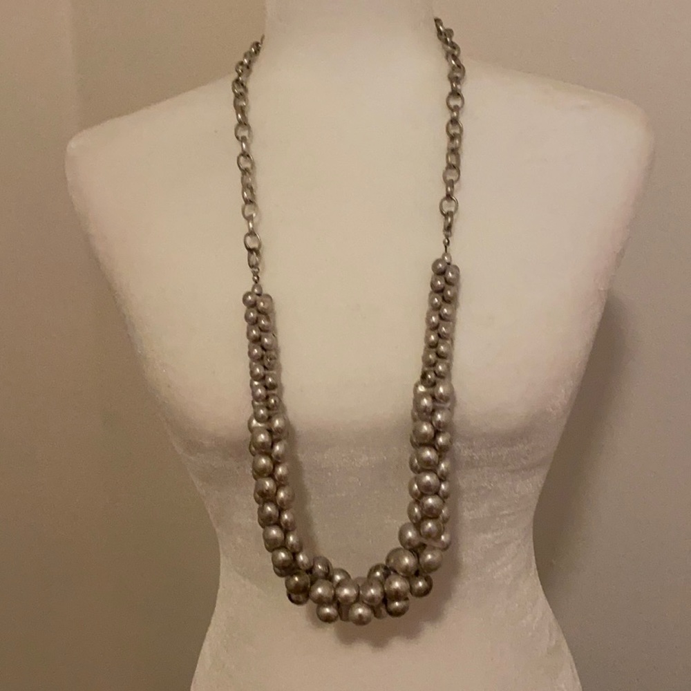 Silver Chunky necklace